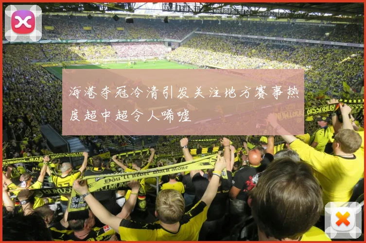 海港夺冠冷清引发关注地方赛事热度超中超令人唏嘘